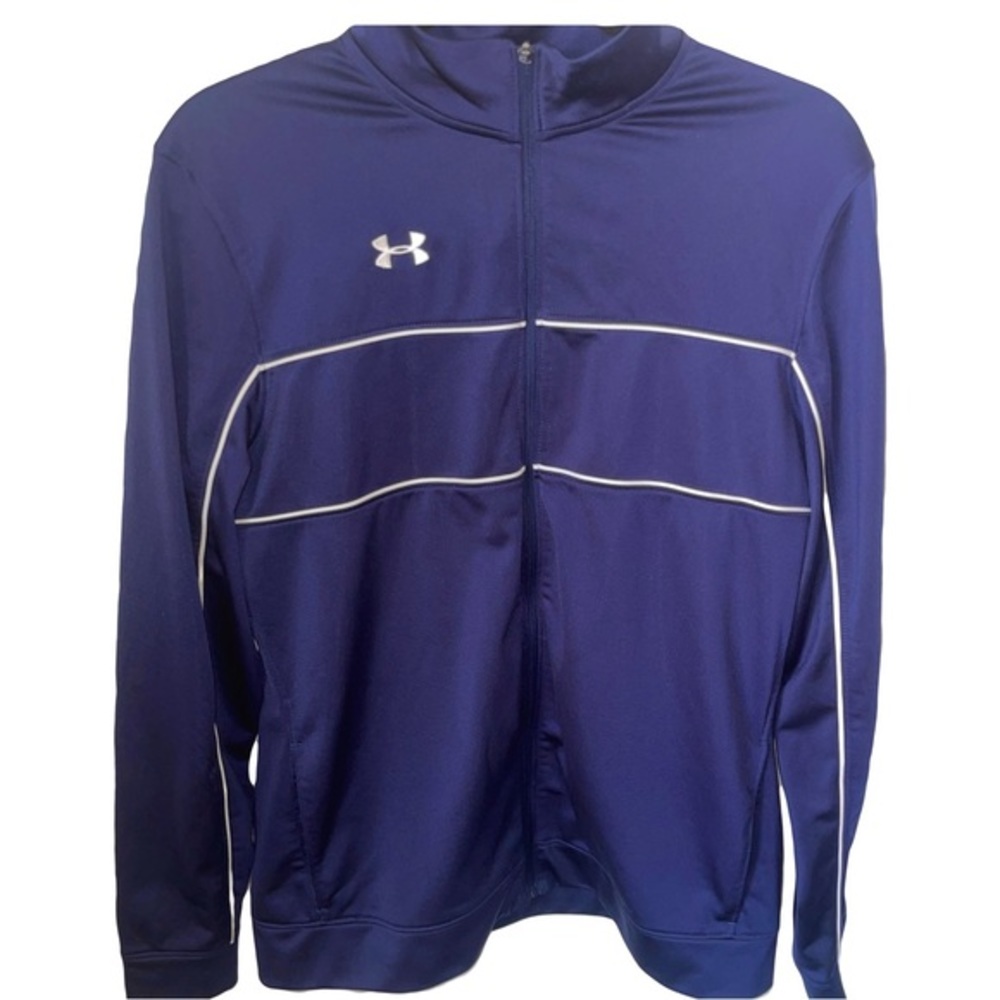 Under Armour Full Zip‎ Jacket Size M Blue